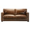 Ledersofa 3-/4-Sitzer, braun
